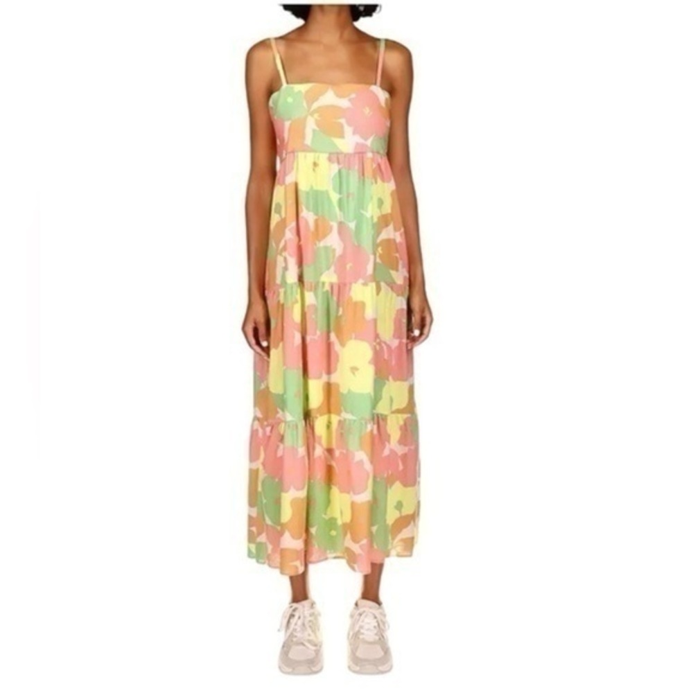Social Standard by Sanctuary Get Away Floral Easter Maxi Dress Size Medium